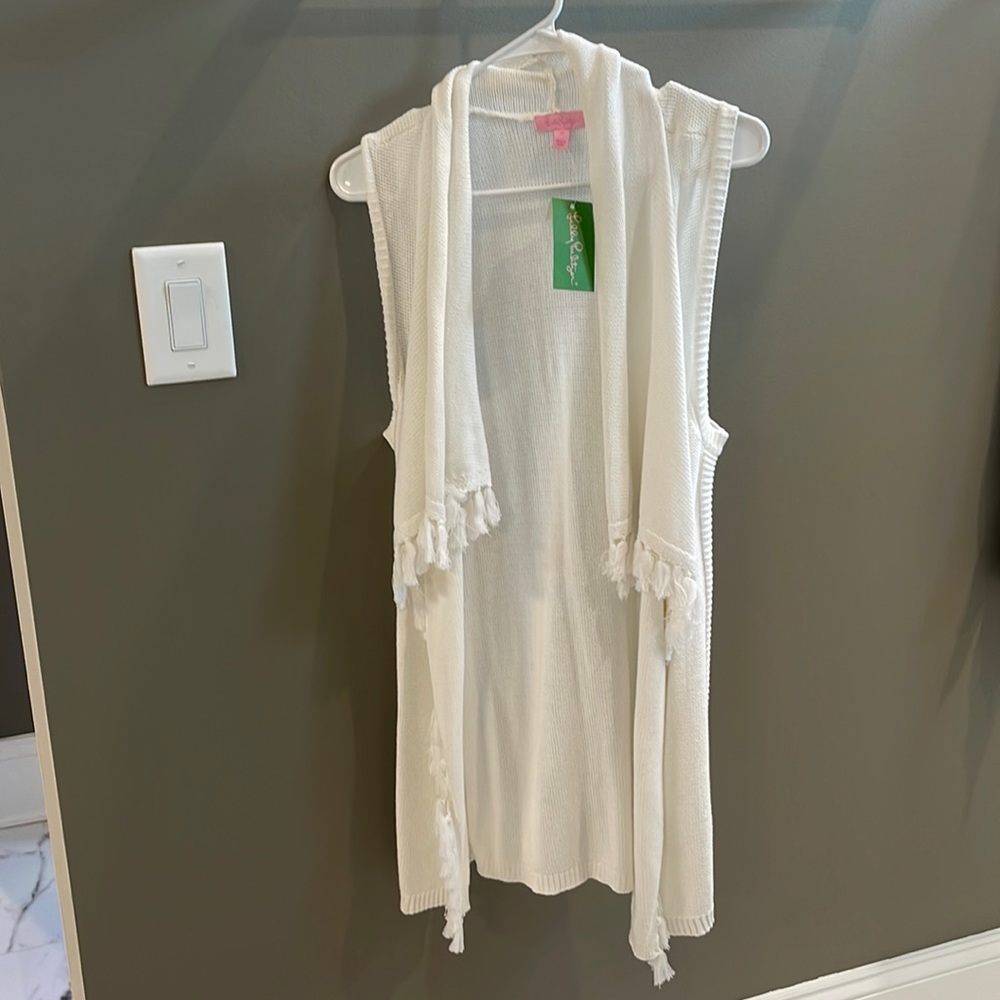 Lily Pulitzer Knitted Long Vest